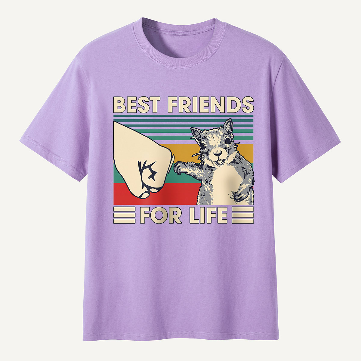 Best Friends for Life Cat Fist Bump T-Shirt