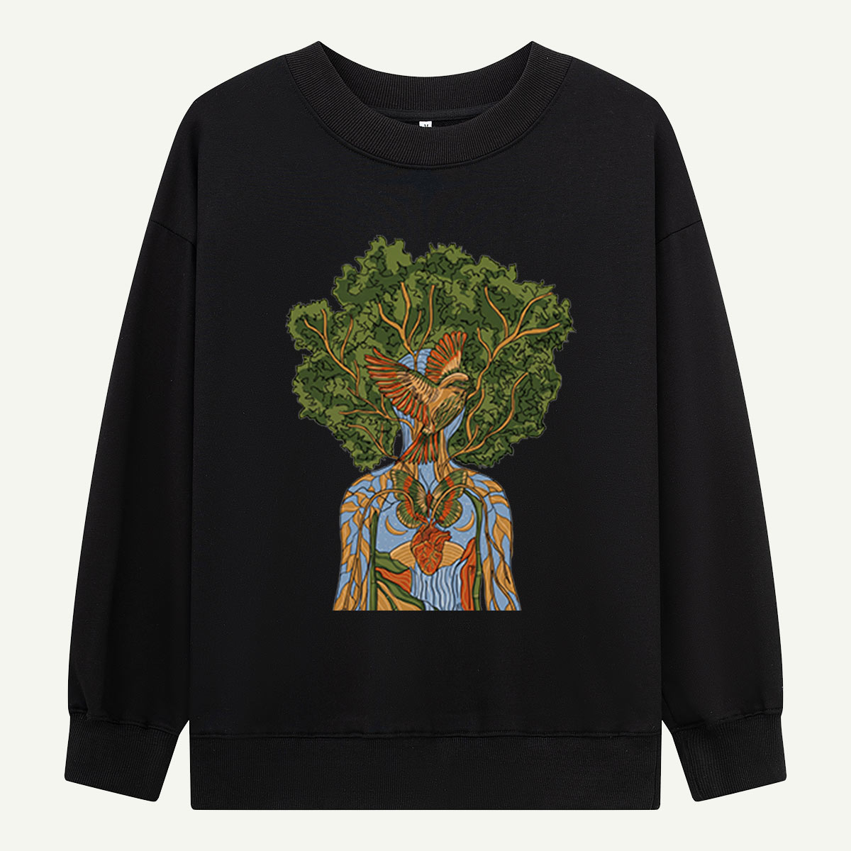 Tree Bird Anatomy Sweatshirts