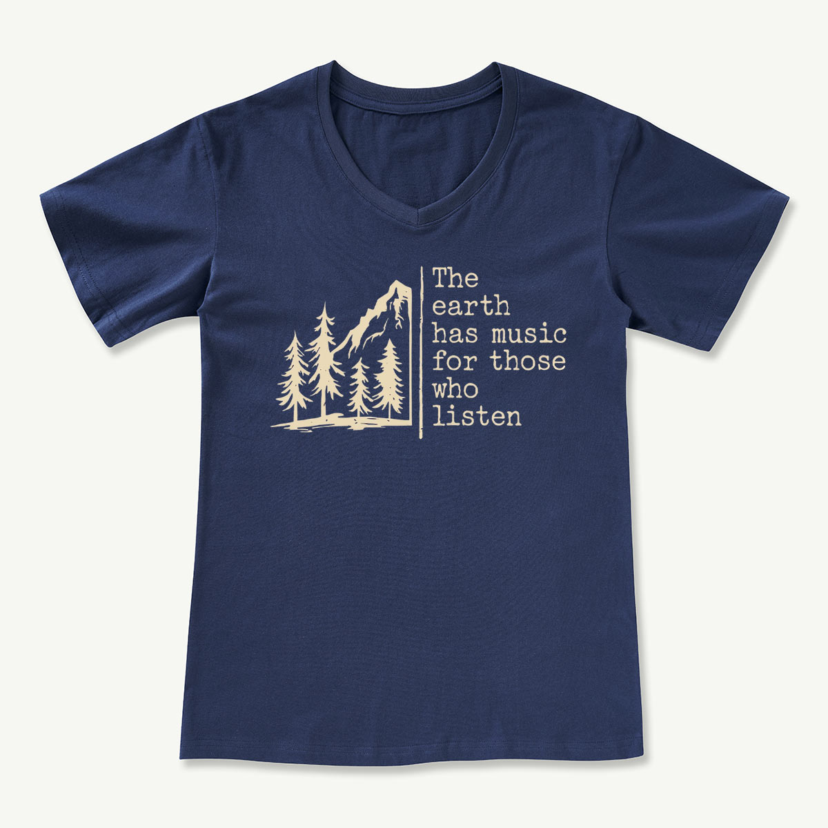 The Earth Has Music V-neck T-Shirt
