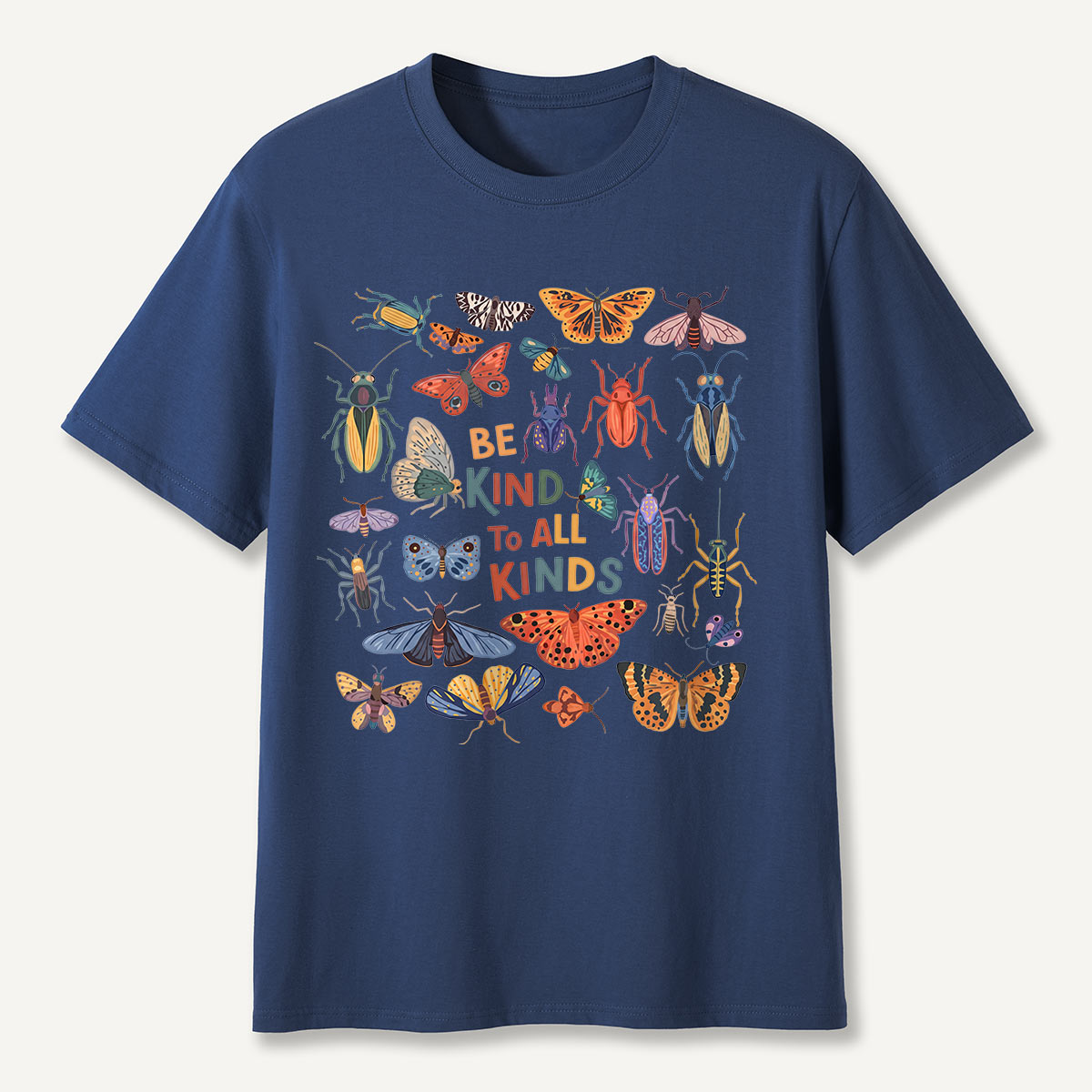 Be Kind to All Kinds Colorful Insects T-Shirt