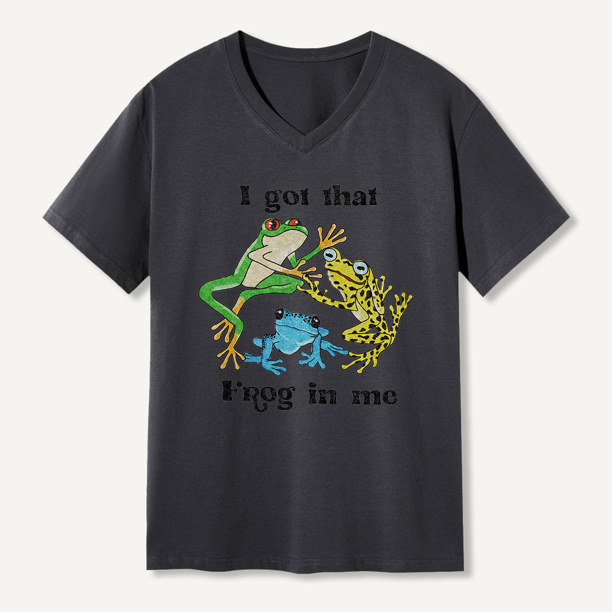 I Got That Frog In Me V-neck T-Shirt