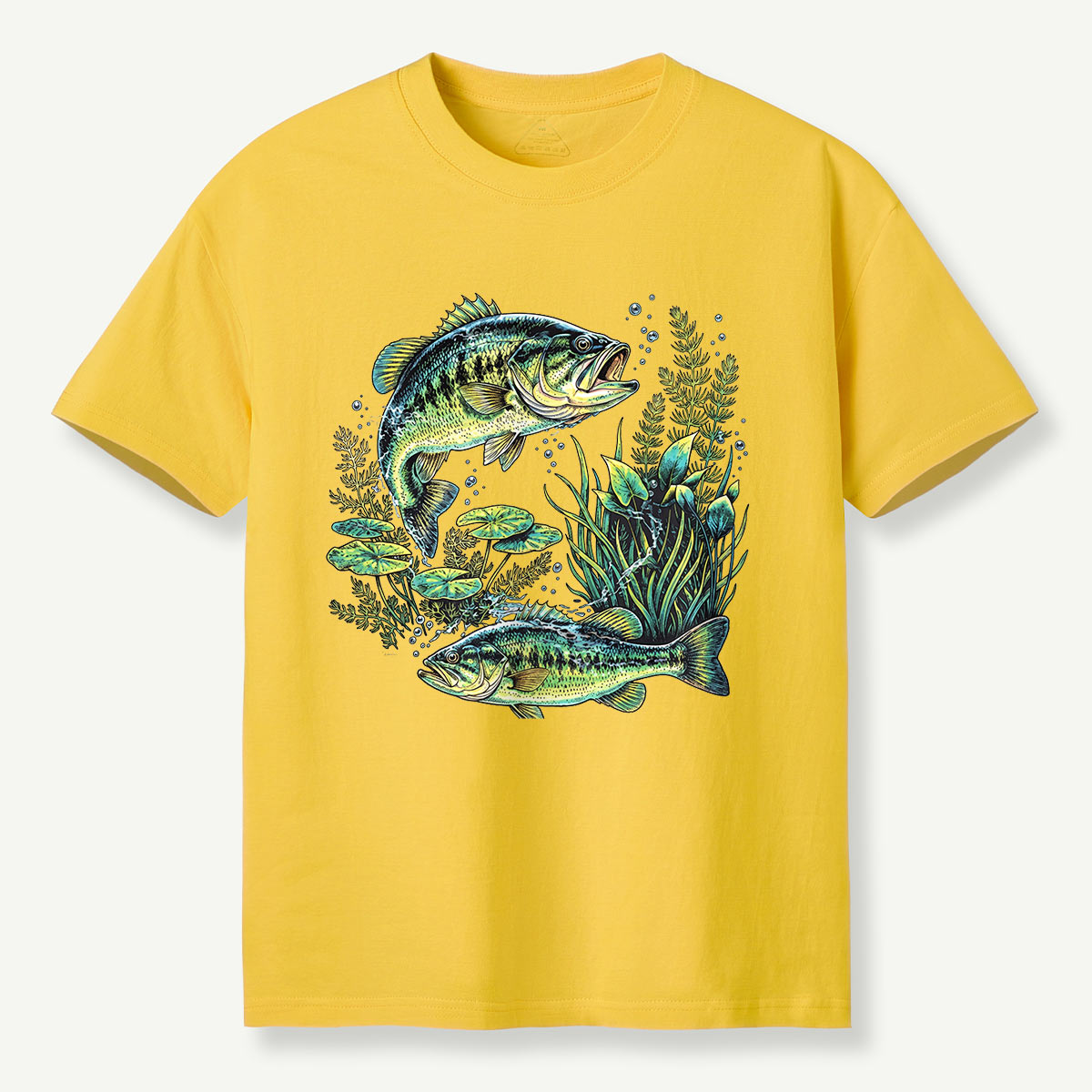 Largemouth Bass Underwater Scene T-Shirt
