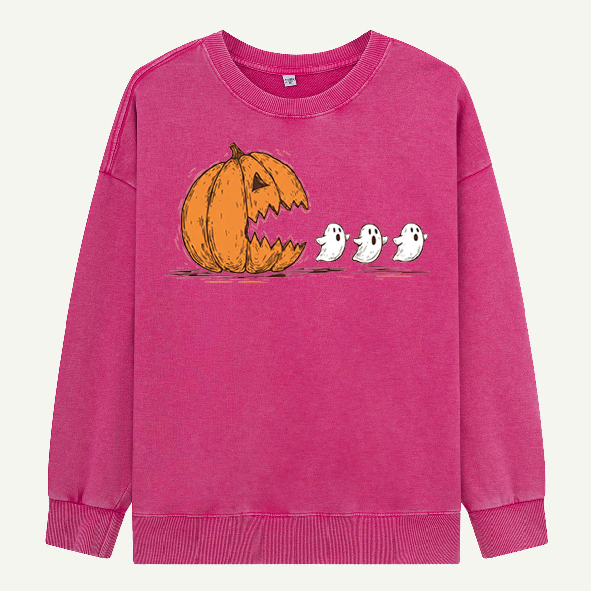 Pumpkin Chomps Ghosts Washed Sweatshirts