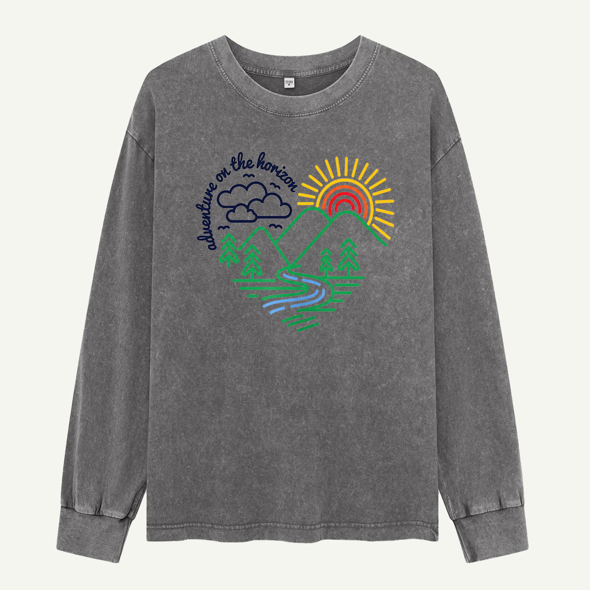 Adventure on the Horizon Washed Long Sleeves