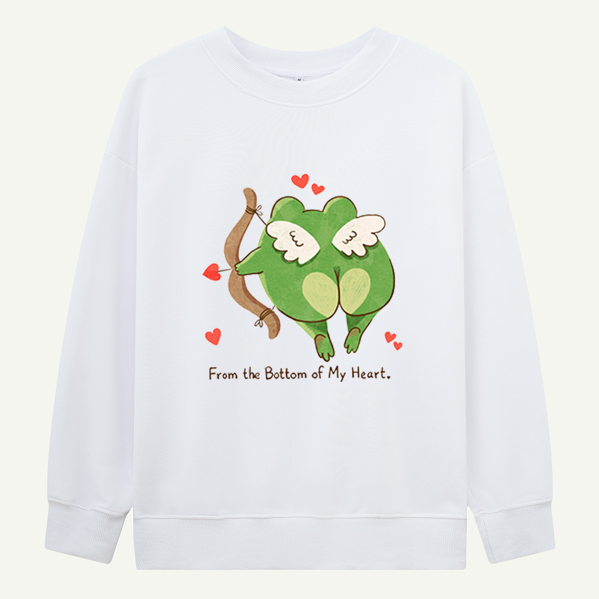 From the Bottom of My Heart Frog Sweatshirts
