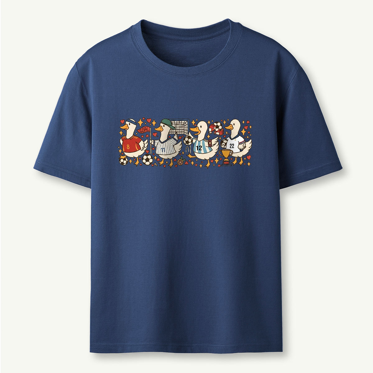 Soccer Ducks Football Team T‑Shirt