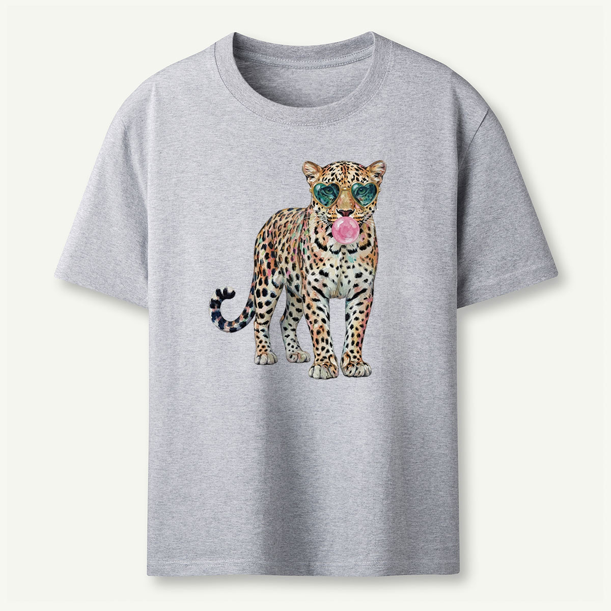 Leopard Bubblegum Sunglasses T‑Shirt