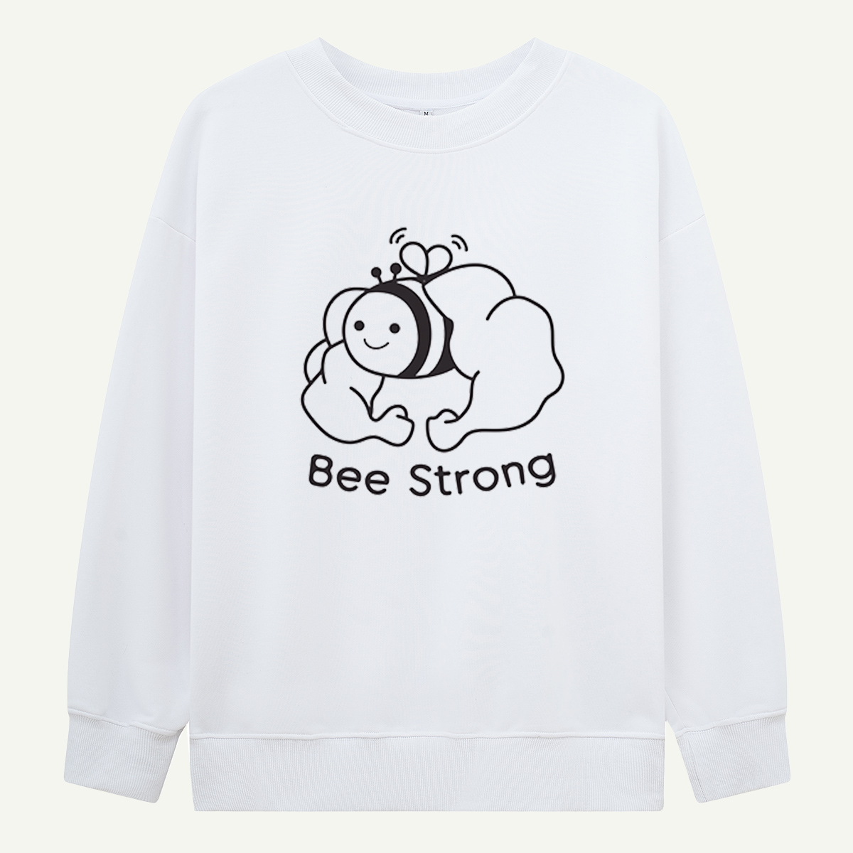 Bee Strong Flexing Bee Sweatshirts