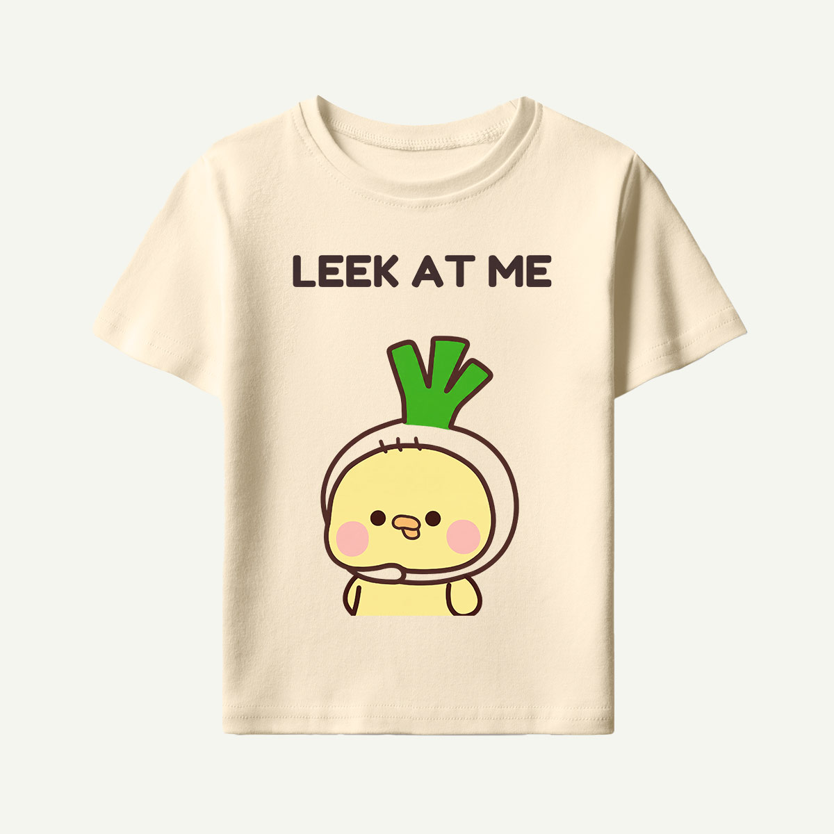 Leek at Me Veggie Pun Kids T-Shirt
