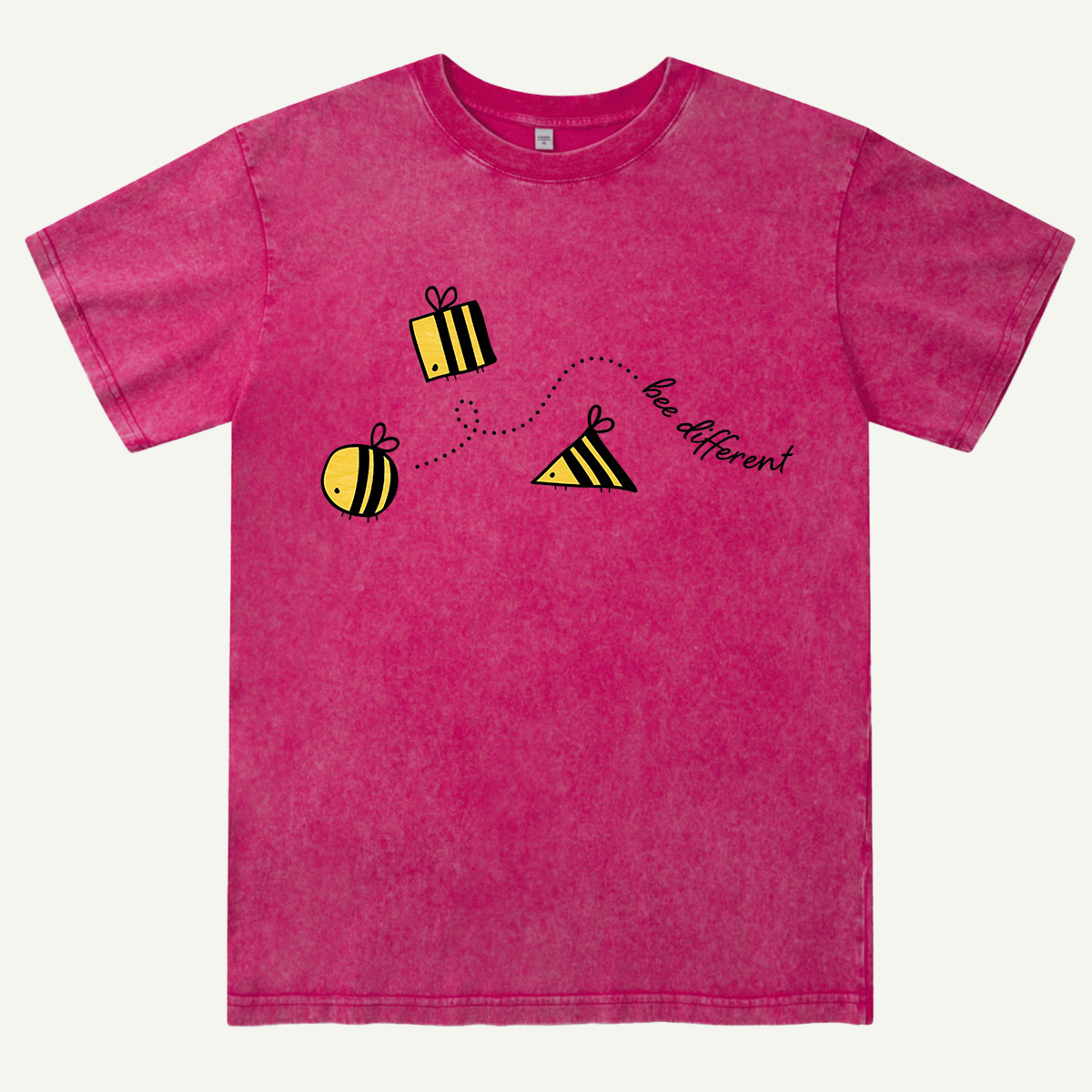 Bee Different Washed T-Shirt