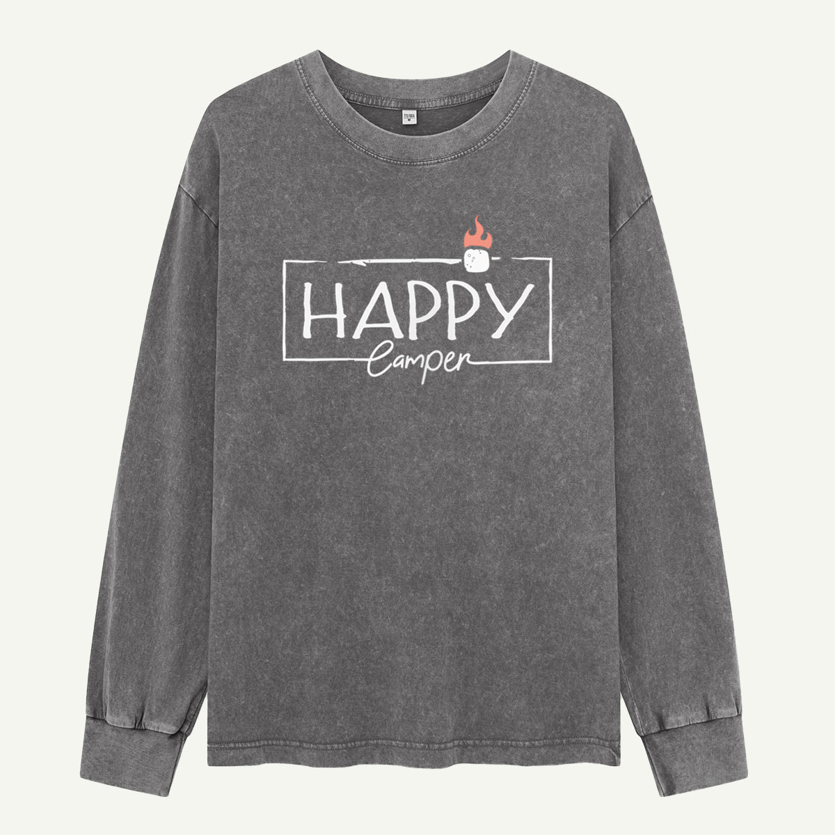 Happy Camper Washed Long Sleeves