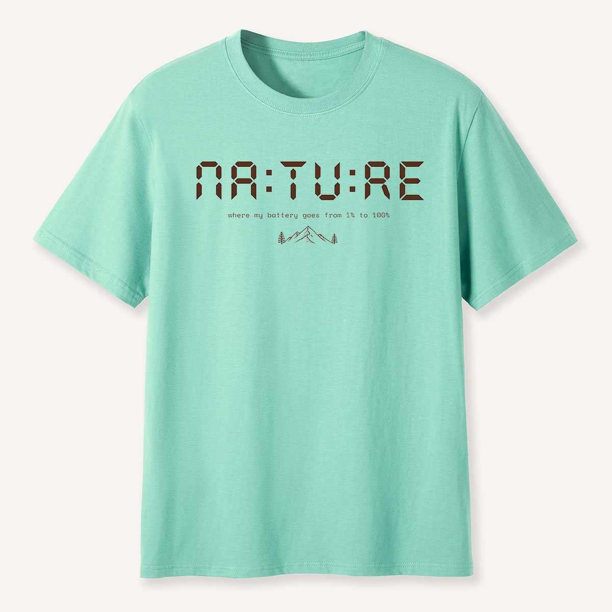 Nature Battery Recharge Mountain T-Shirt