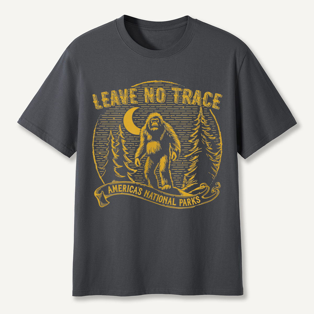 Denali National Park Bear Alaska Badge T-Shirt