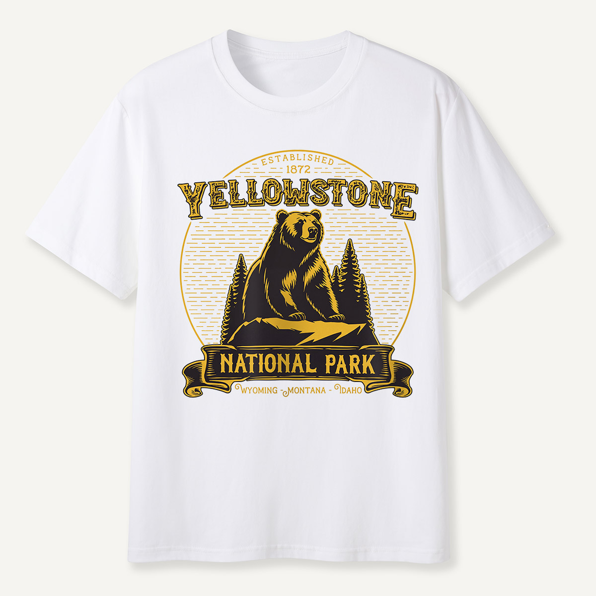Yellowstone National Park Sitting Bear T-Shirt