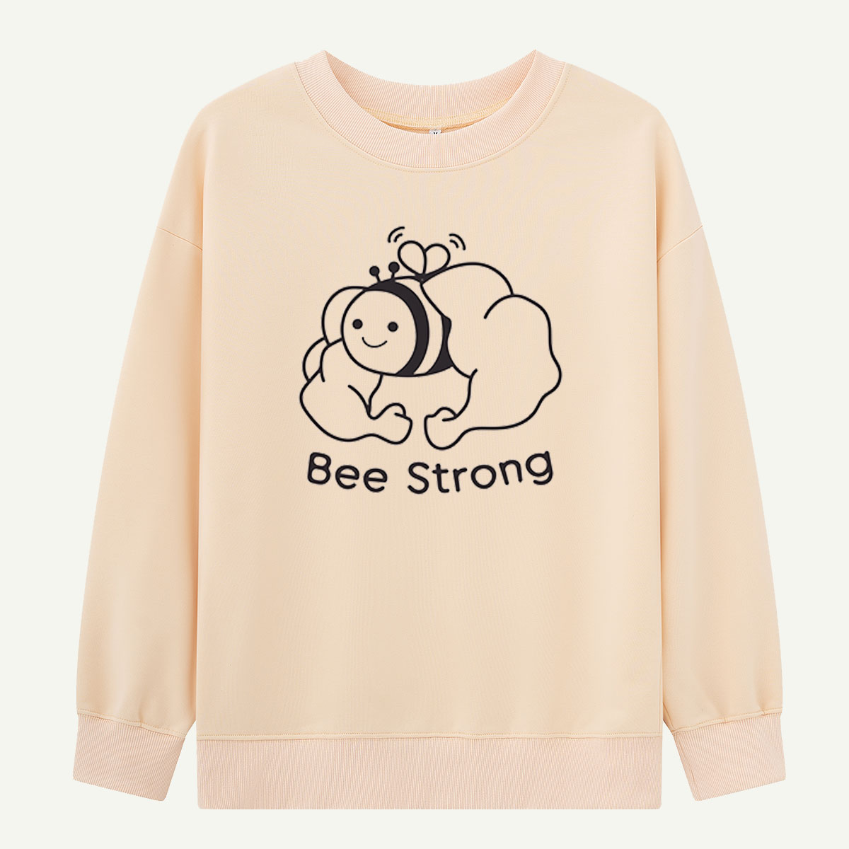Bee Strong Flexing Bee Sweatshirts