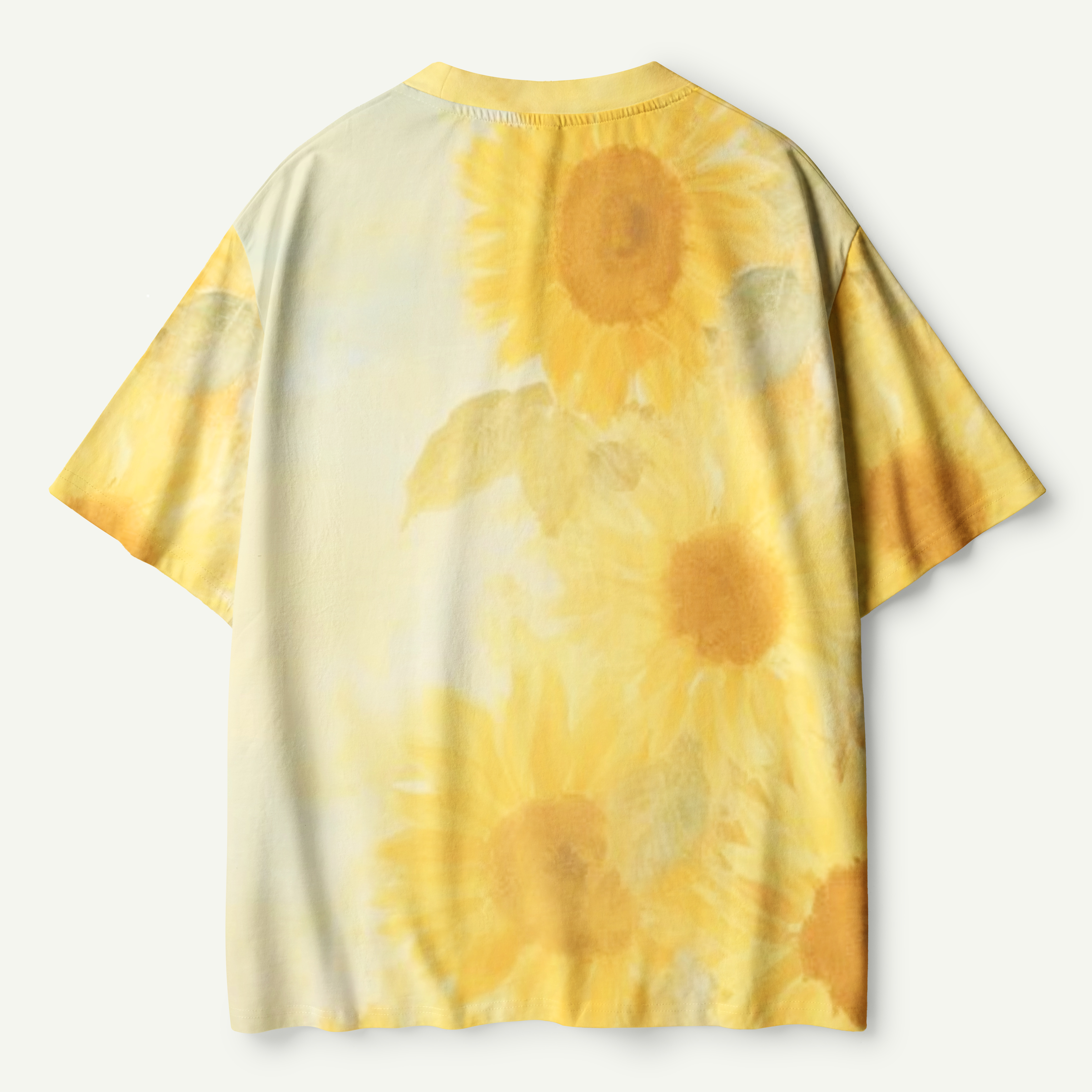 Soft Golden Sunflower Garden Premium Pure Cotton Tee