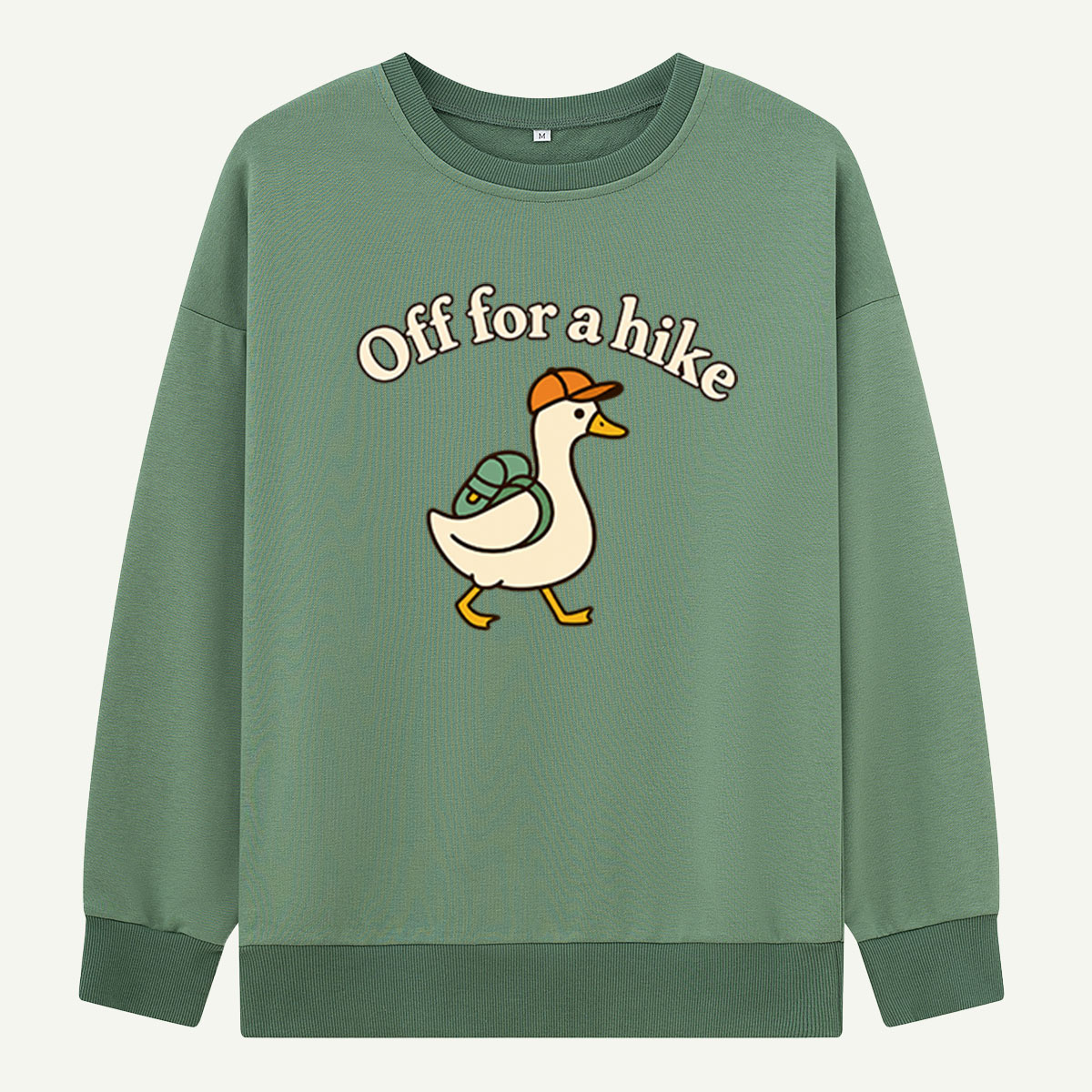 Off For A Hike Duck Adventure Sweatshirts