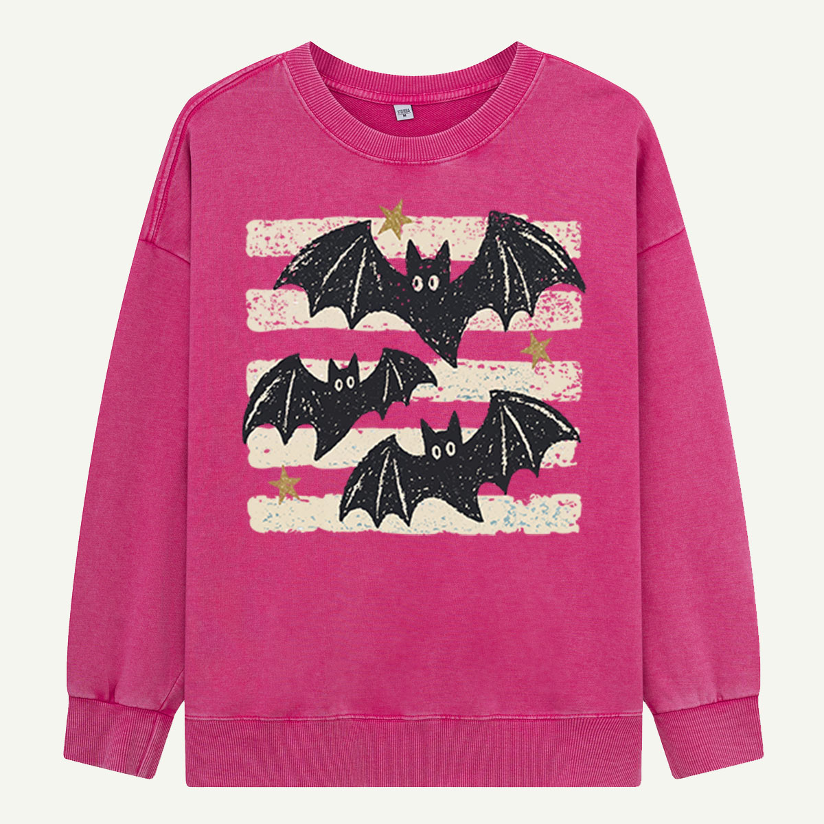 Three Bats After Dark Washed Sweatshirts