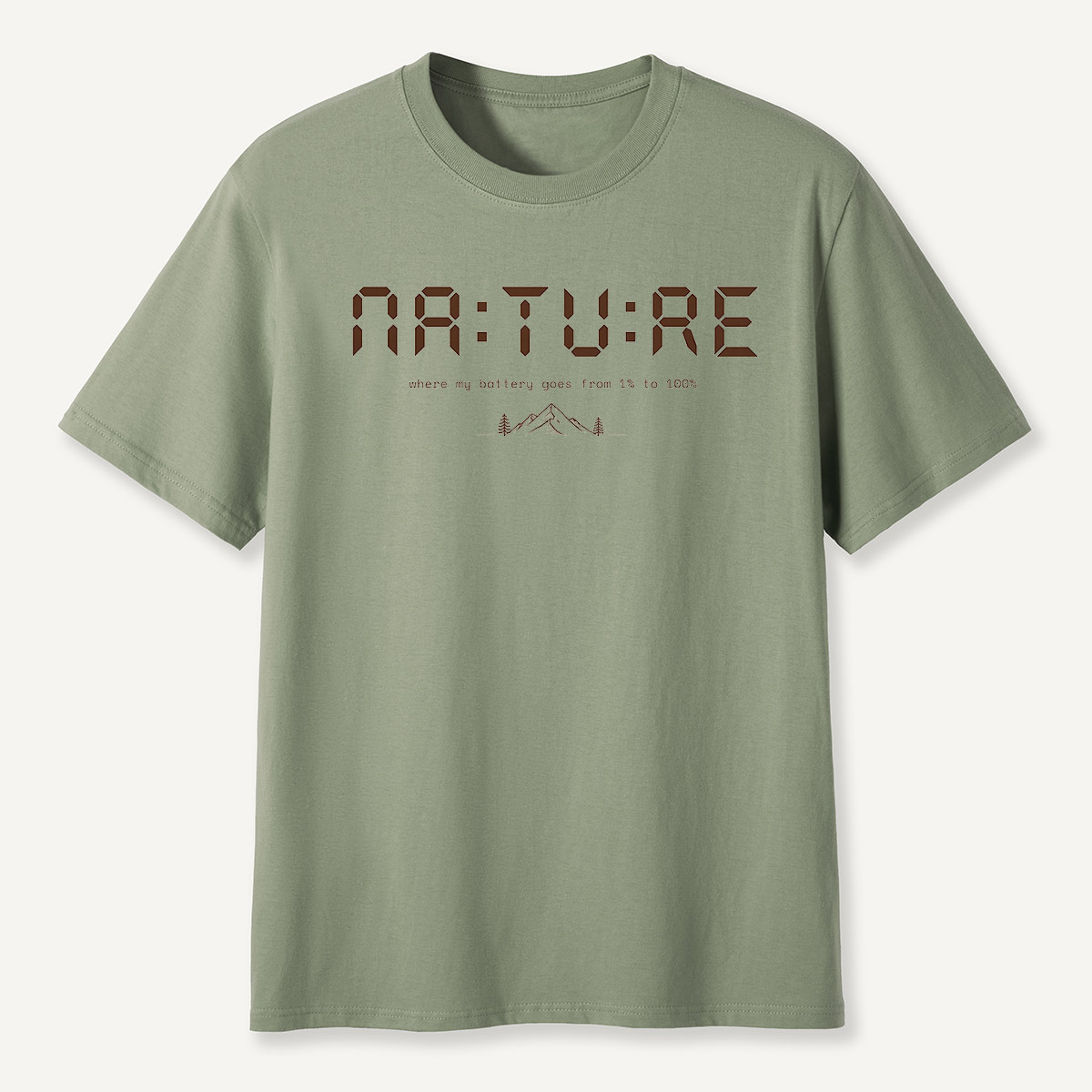 Nature Battery Recharge Mountain T-Shirt