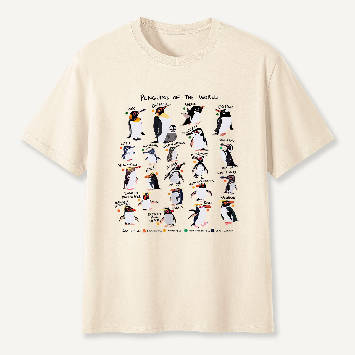 Penguins Of The World Guide T-Shirt
