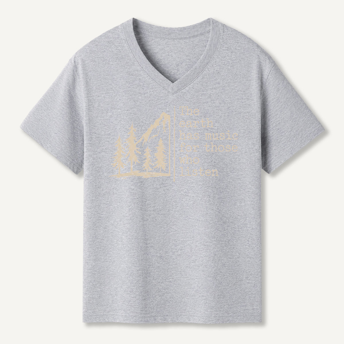 The Earth Has Music V-neck T-Shirt