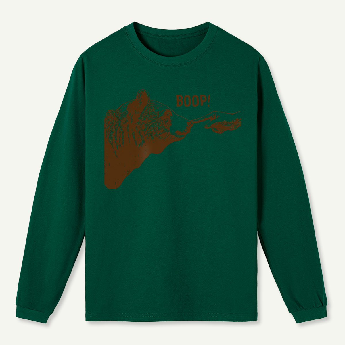 Boop Bear Nose Long Sleeve T-Shirt
