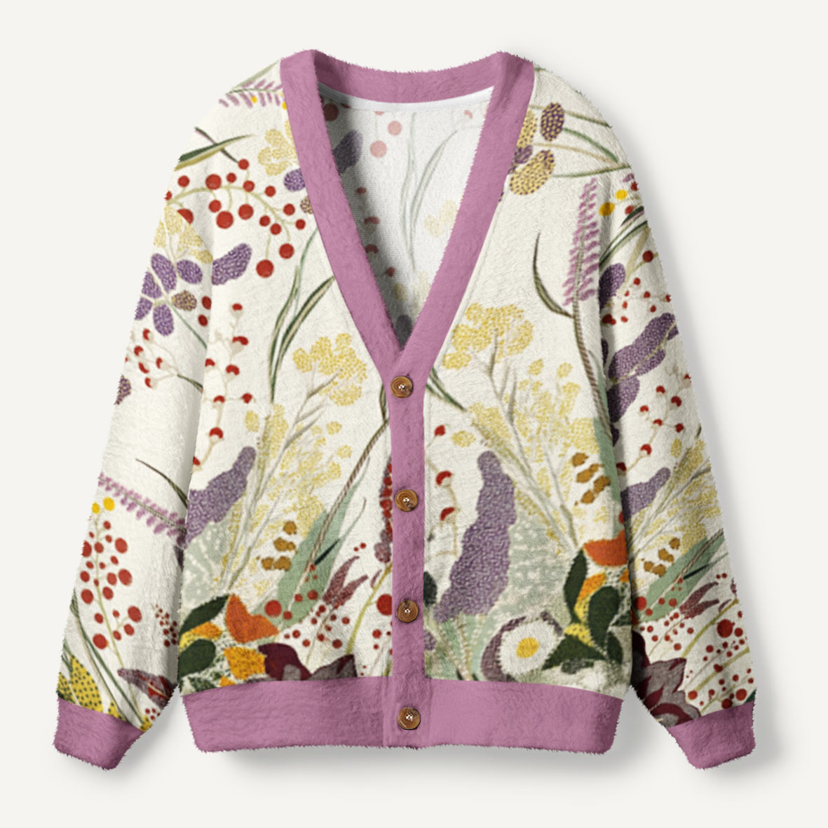 Whispers of the Wild Meadow Ugly Cardigan Sweaters