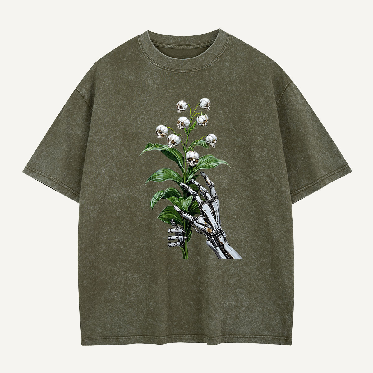 Handle with Bones Washed T-Shirt