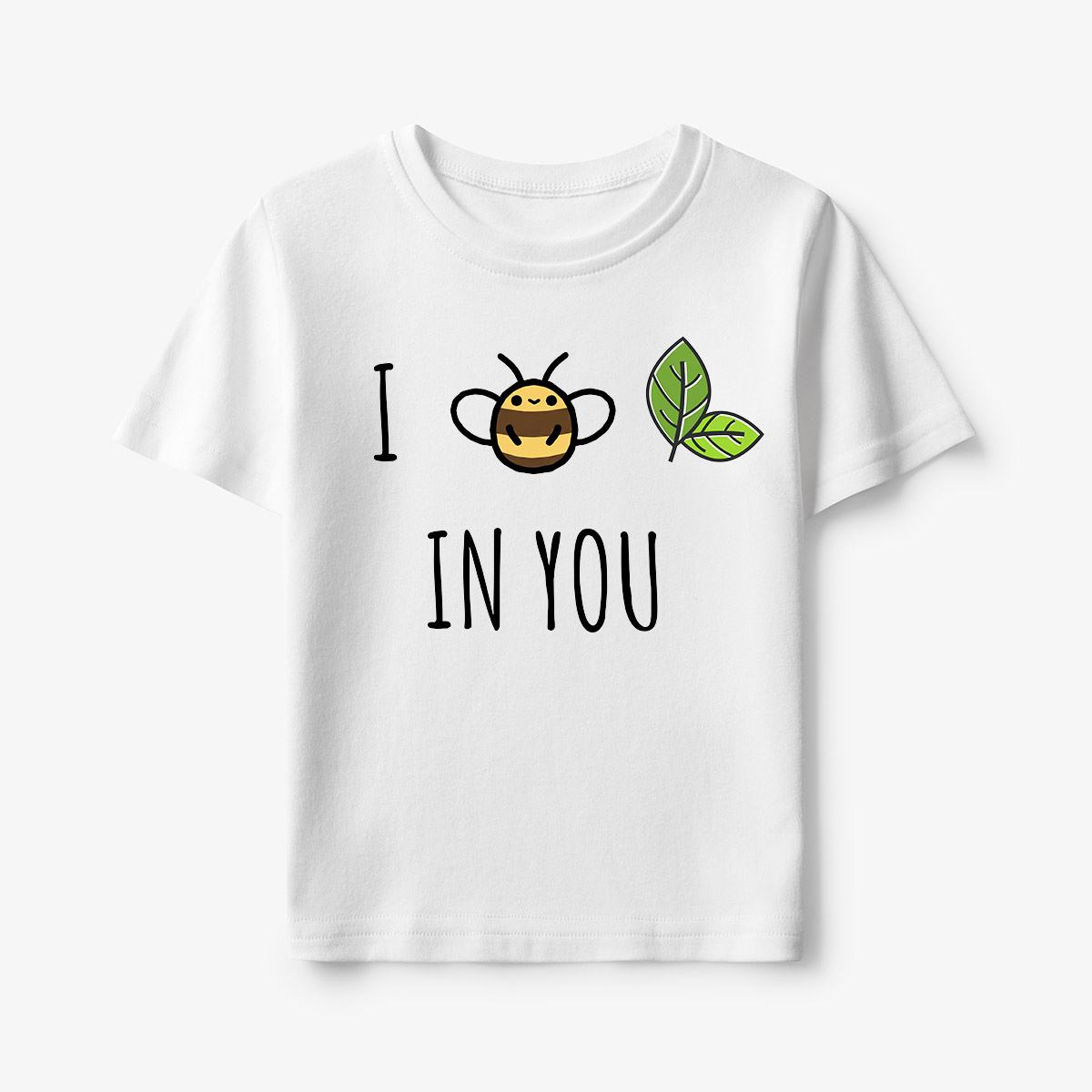 Bee Leaf Pun “I Believe in You” Kids T-Shirt