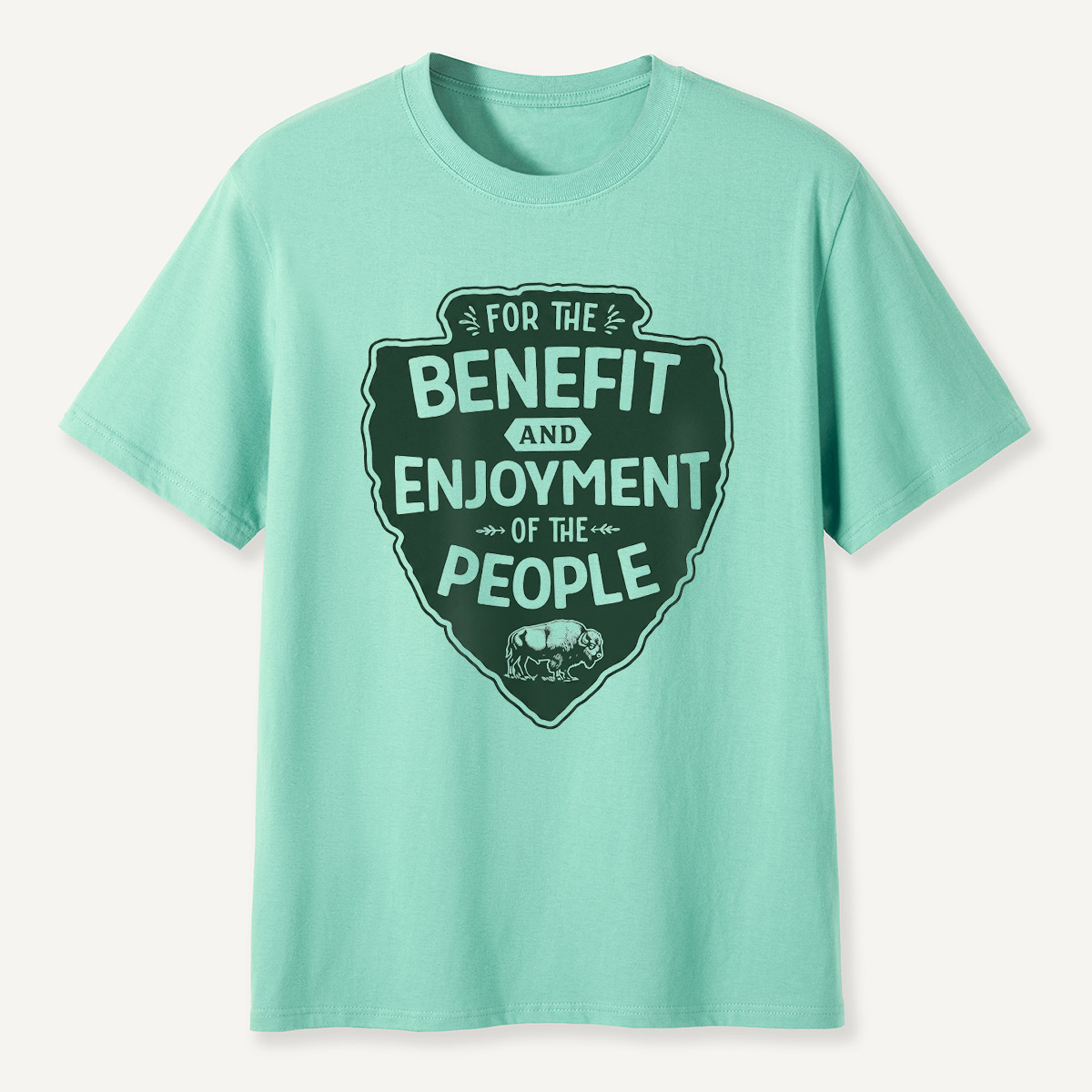 Benefit and Enjoyment of the People Park Badge T-Shirt
