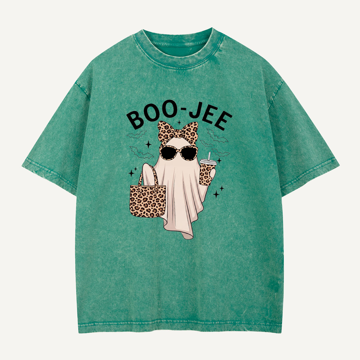 Boo-Jee Ghost Style Washed T-Shirt