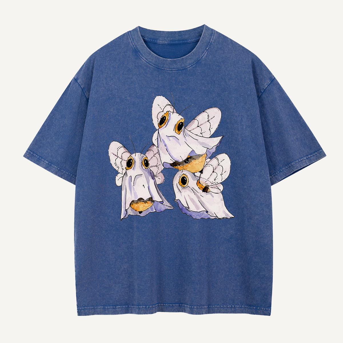 Moths Under the Sheets Washed T-Shirt
