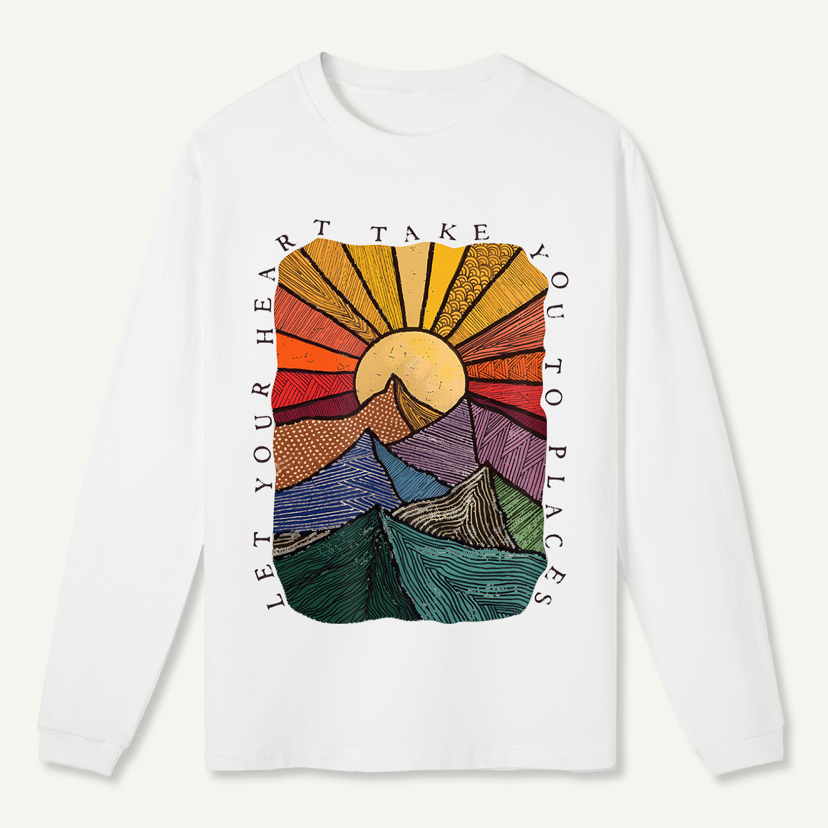 Sunrise Range Graphic Long Sleeve T-Shirt