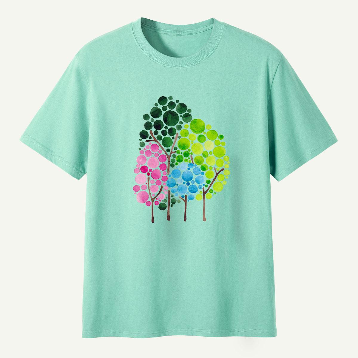 Colorful Bubble Forest T-Shirt
