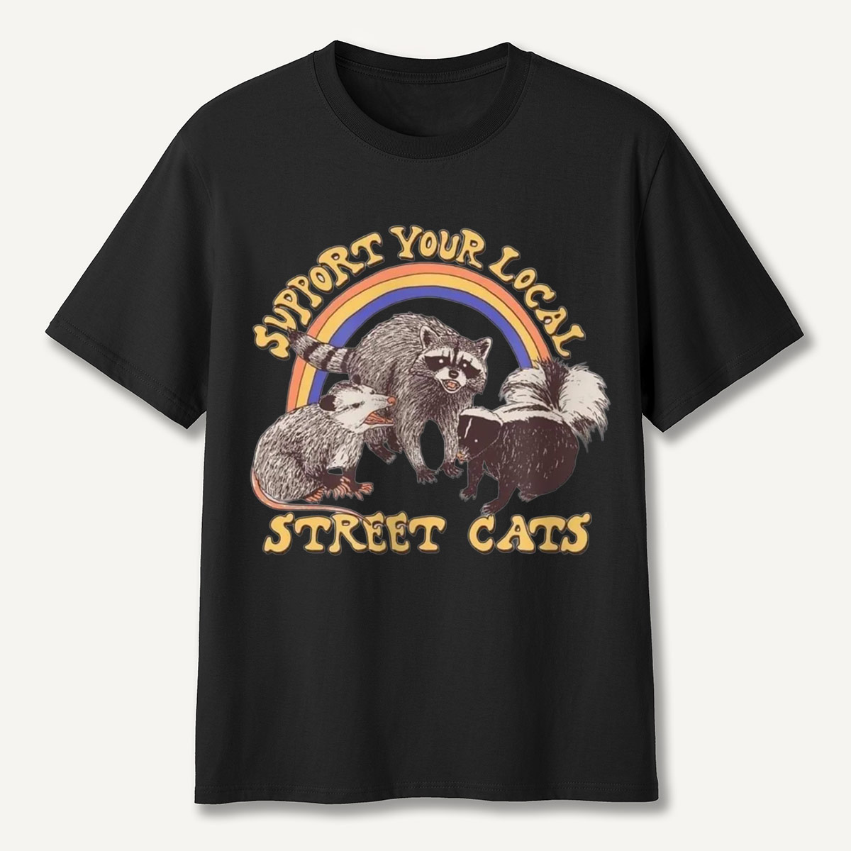 Support Your Local Street Cats Trash Bandits T-Shirt