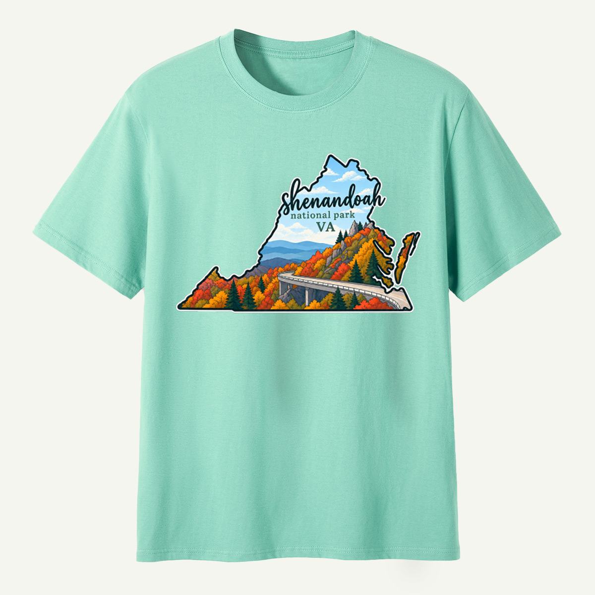 Shenandoah National Park Virginia Autumn Blue Ridge Parkway T-Shirt
