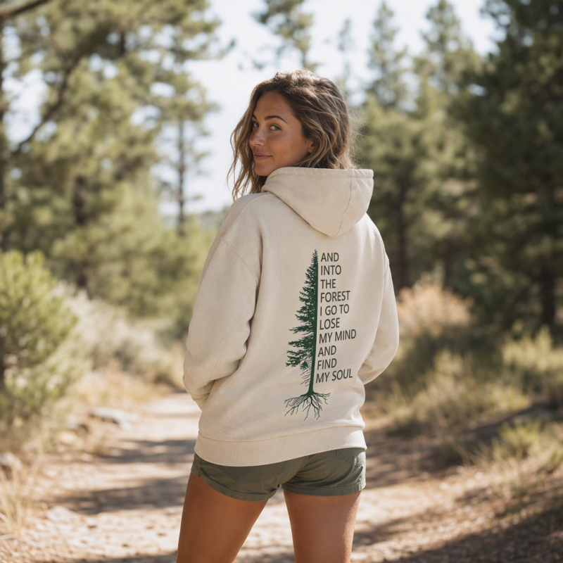 Into the Woods  Washed Hoodie