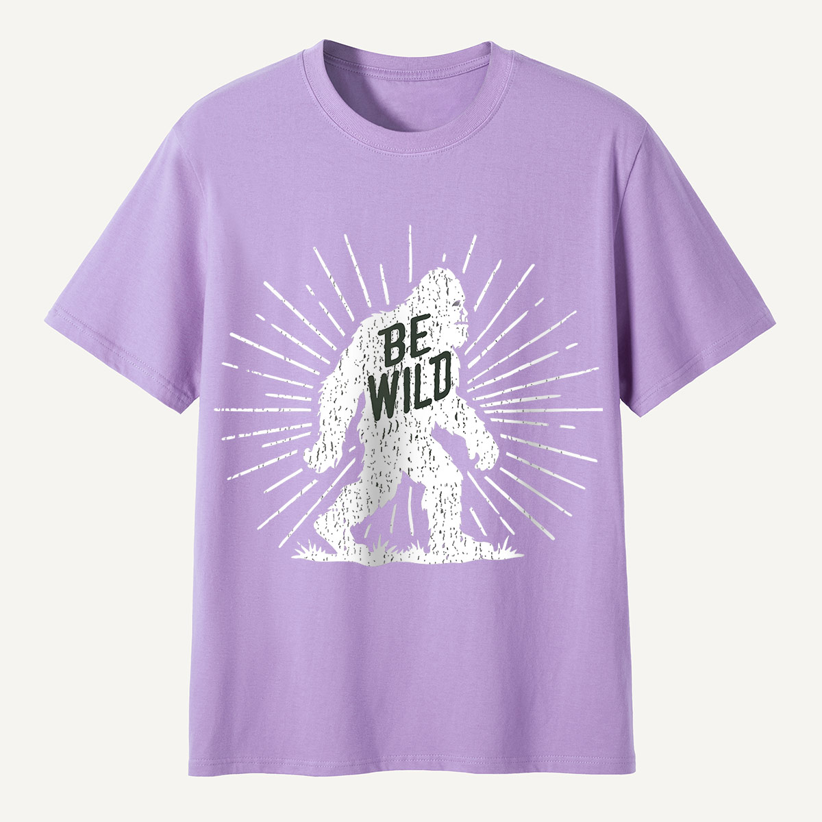 Be Wild Bigfoot Silhouette T-Shirt
