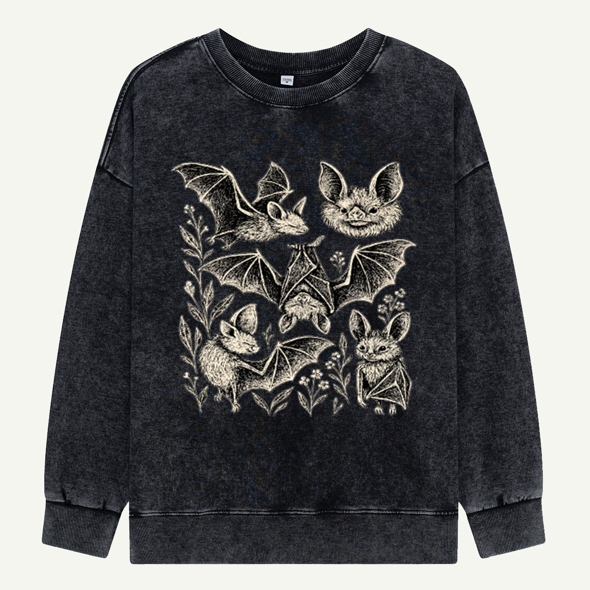 Welcome to the Bat Garden Washed Sweatshirts
