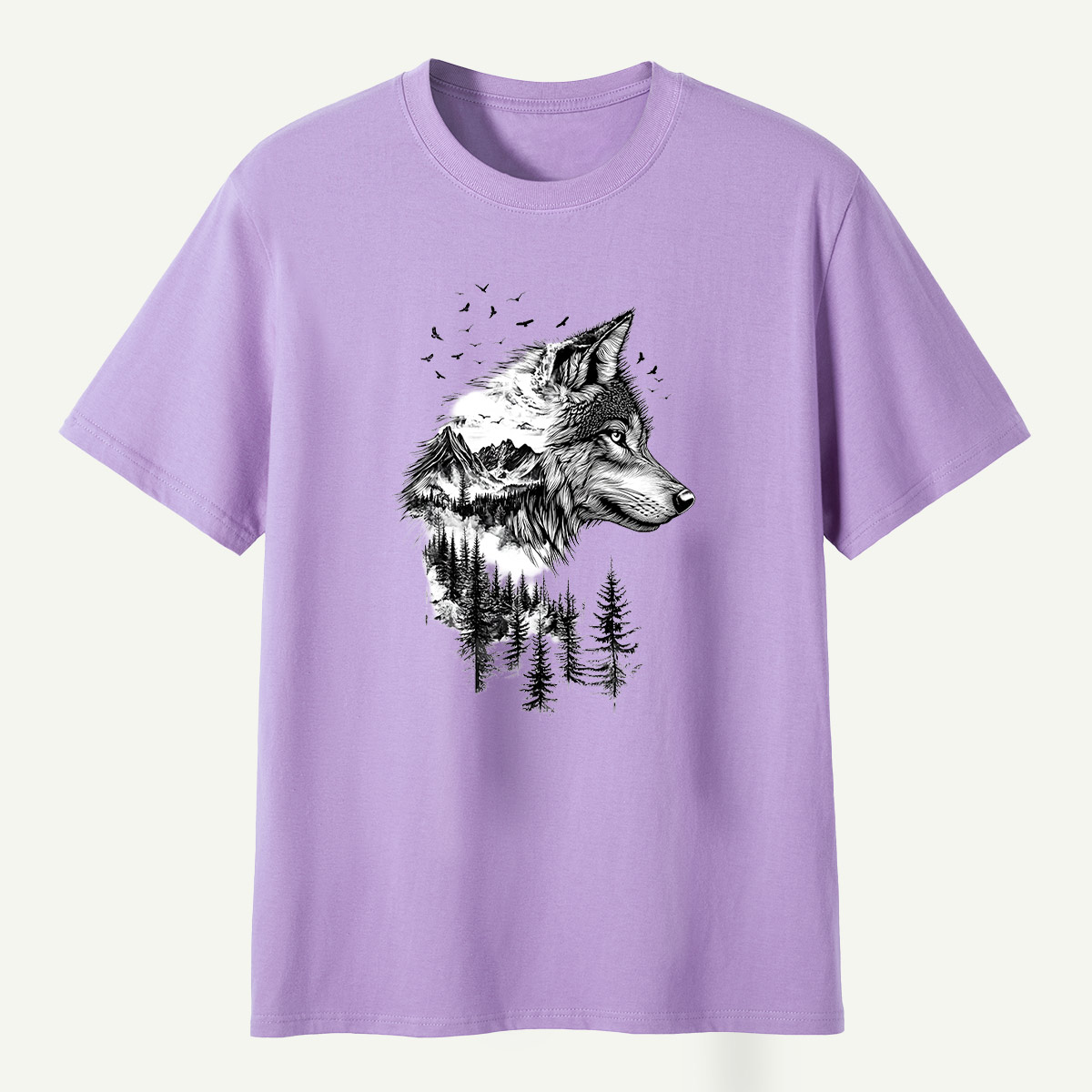 Fox Forest Ink Portrait T-Shirt