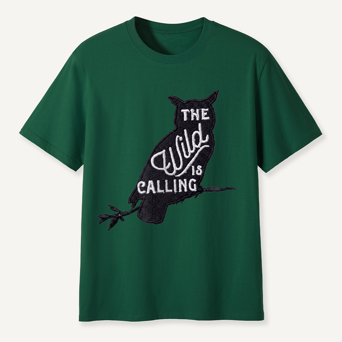 The Wild Is Calling Owl Silhouette T-Shirt
