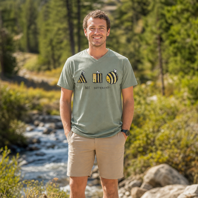 Bee V-neck T-Shirt