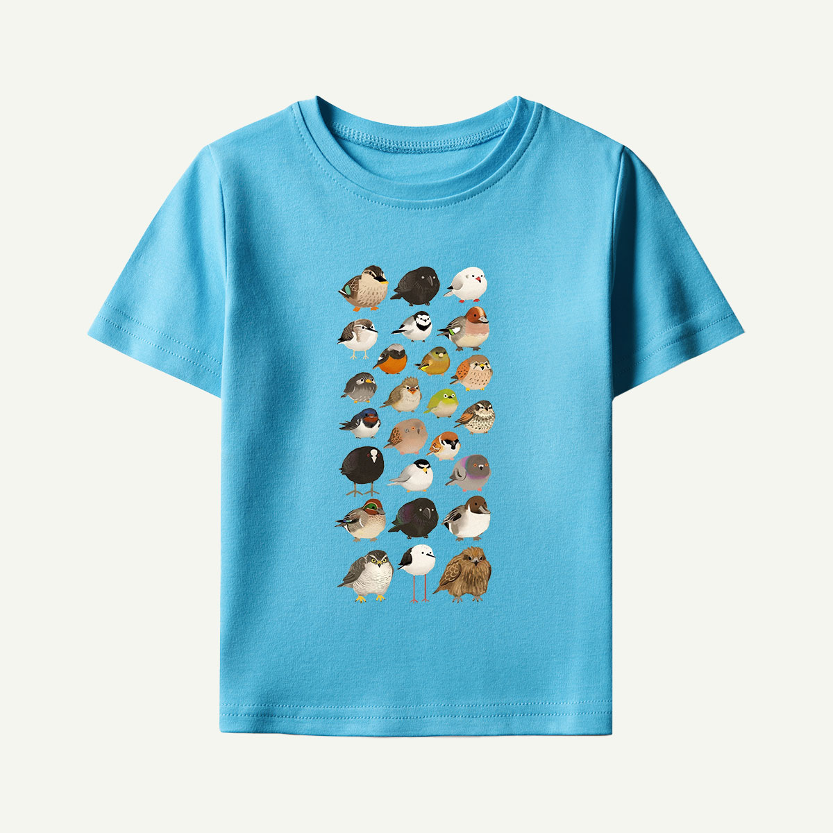 Bird Species Illustration Kids T-Shirt