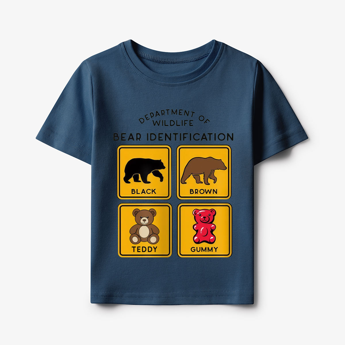 Department of Wildlife Bear Identification Kids T-Shirt