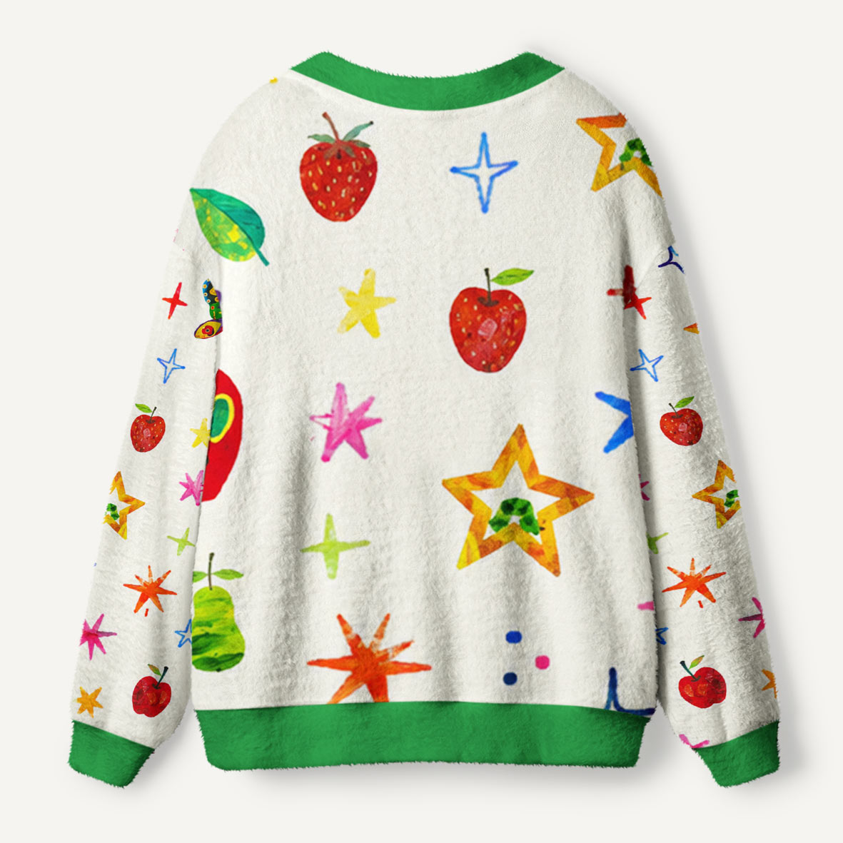 Strawberry Sunshine Ugly Cardigan Sweaters