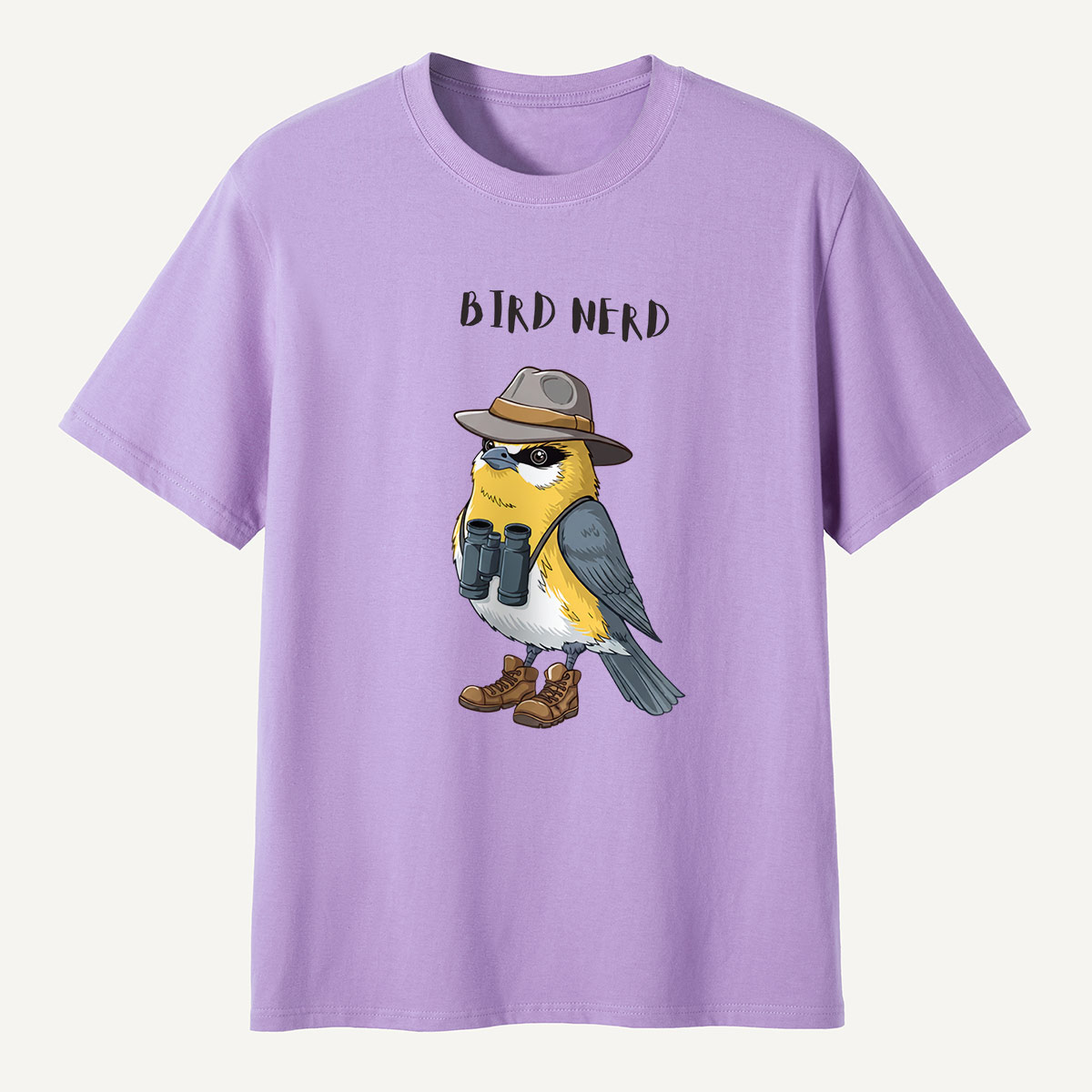 Bird Nerd Ranger Sparrow Cartoon T-Shirt