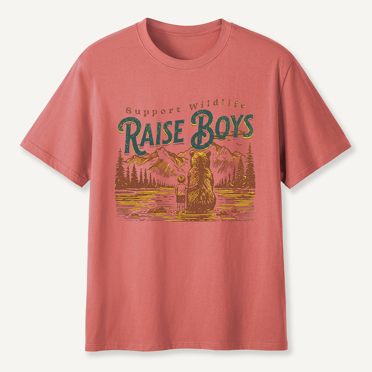 Wilderness Lake Family Bear T-Shirt