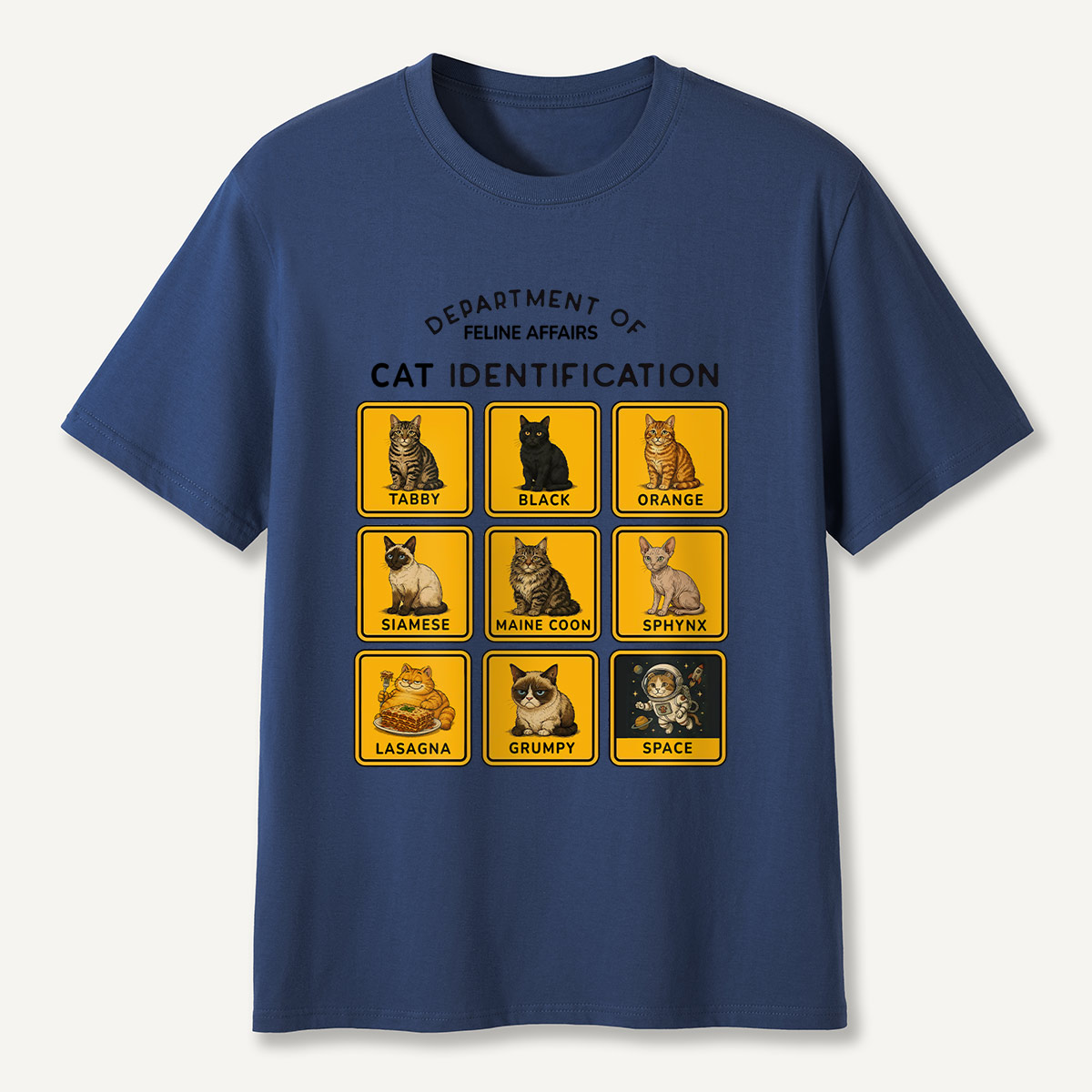 Department of Wildlife Cat Identification T-Shirt