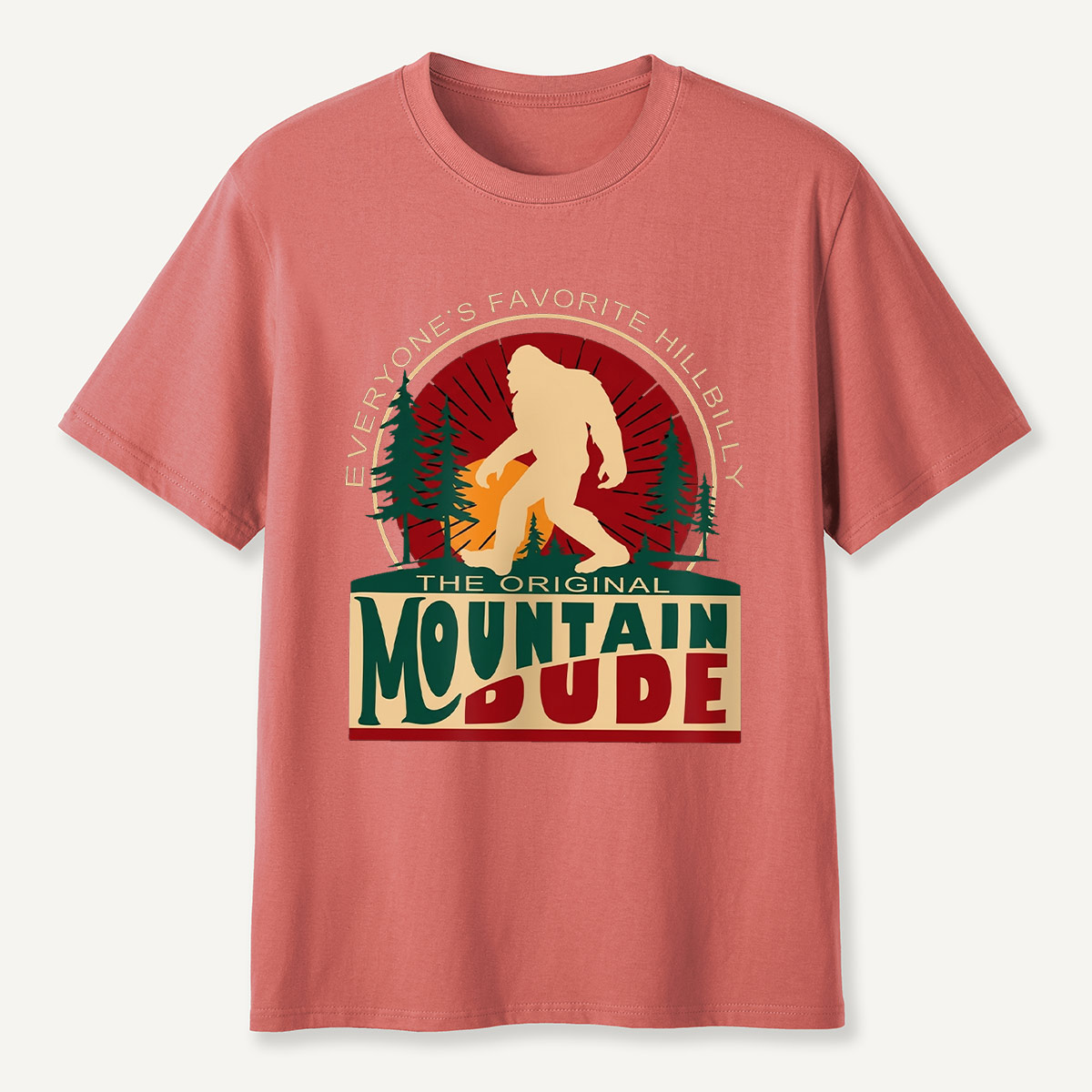 The Original Mountain Dude Cryptid Forest T-shirt