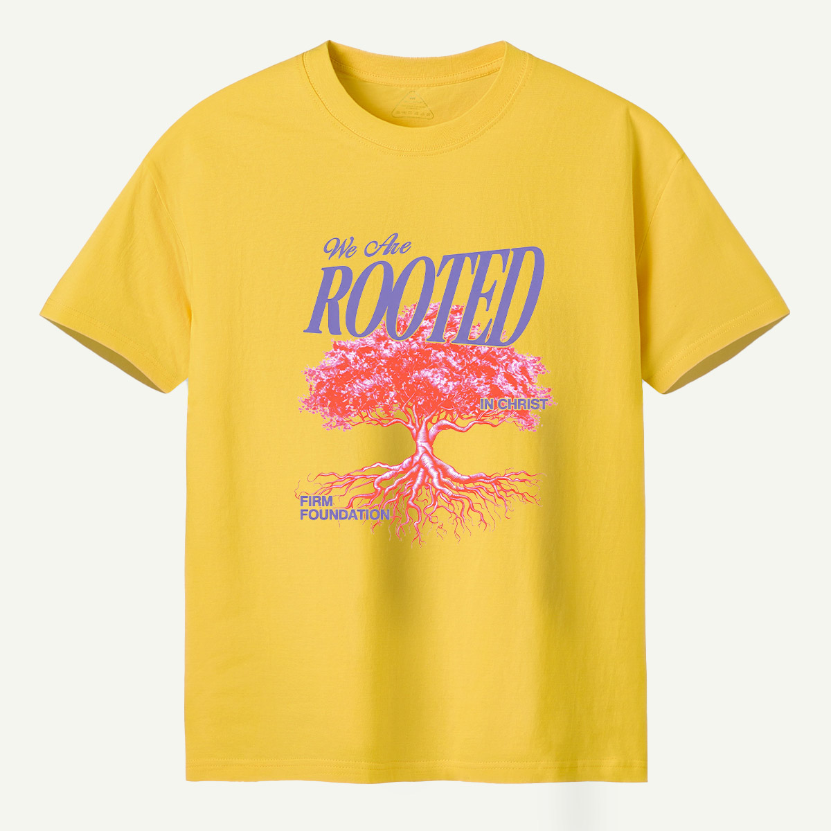 We Are Rooted In Christ Firm Foundation T-Shirt